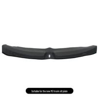 Tesla Model 3 Trunk Splash Guard TPE Tailgate Sill Strip - 360° Interior Protection Trim gray