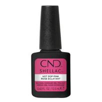 CND SHELLAC gelinis nagų lakas, 12,5 ml – Hot Pop Pink