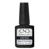 CND SHELLAC gelinis nagų lakas, 12,5 ml – Studio White