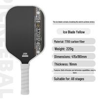 T700 Carbon Fiber Pickleball Paddle Set for Adults & Kids - Professional Competition Quality. white