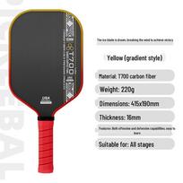 T700 Carbon Fiber Pickleball Paddle Set for Adults & Kids - Professional Competition Quality. white