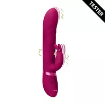 VIVE Nari Pink Rotating Beads Intimate Device, Multi-Motor, Tester