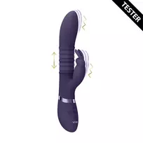 VIVE Sora Up & Down Vibrating G-Spot Rabbit, Purple, Tester Unit