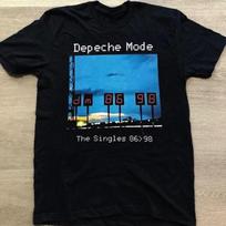 Depeche Mode The Singles 8698 T-Shirt L blue