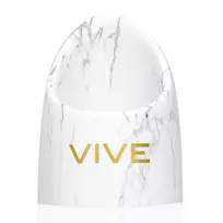 VIVE Display Stand Marble Print ABS with Gold Logo Accent