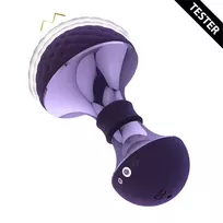 Vive Enoki Flexible Massage Device Purple - Compact Waterproof Tester