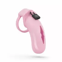 LOCKDOWN Chastity Cage Large Pink - Secure ABS System, Spacious Fit