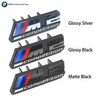 BMW Hot 2025 3D emblemos automobilio priekinės grotelės ženklelis M1 M2 M3 M4 M5 M6 M7 M8 Competition E92 E93 F36 G01 G02 G05 G11 G12 G21 G29 G30 Glossy Silver black