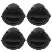 4PCS Dashboard Air Conditioning Outlet Deflector 60mm Hole Universal Knob Style Black for RVs Buses Yachts