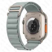 Strap for Apple Watch Bands ultra 2 3 49mm 44mm 40mm 41 45mm 42mm 46mm Alpine loop correa bracelet iWatch series 7 se 8 9 10 11 S10-42mm 38 40 41mm gray