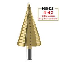 Step Drill Drilling HSS Steel Hole Cutter Titanium