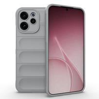 OPPO Reno 15 Pro Max Phone Case,Soft TPU Shockproof Phone Cover for OPPO Reno 15 Pro Max šviesiai pilka spalva