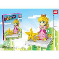 Super Mario Mini statybiniai kaladėlės Princesė Peach Bowser Yoshi Broliai Figūrėlės DIY Surinkimas Mini Kaladėlės Žaislai Kalėdinei Dovanai No Box