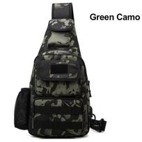 Fanny USB Chest Bag Camping Backpack Molle Bag Messenger Bags Belt Outdoor Hunting Assualt Sling Bag Fishing Climbing black