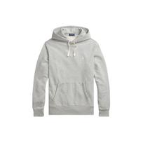 Polo Ralph Lauren Ss24 Vienspalvis su išsiuvinėtu logotipu gobtuvas ilgomis rankovėmis džemperis Vyriškas džemperis Melėtos pilkos spalvos MNPOKNI16823162-020 2XL white