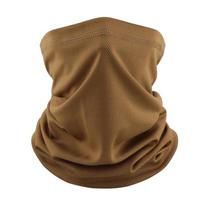 Kvėpuojantis greitai džiūstantis kaklo movas: Lauko dviračių veido kaukė ir tinklelio kaklo mova skara 25*37 cm brown