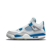 Air Jordan 4 Golf Military Blue Unisex Sneakers White Neutral-Grey Black CU9981-101 41