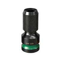 Electric Wrench Adapter Square Drive to 6.35Mm Hex Handle Quick Changes Mechanism For 1/4 To 3/8 1/2 Bit Socket