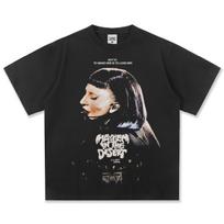 Lady Gaga Mayhem In The Desert Graphic TShirt Women Unisex Oversized Pop Singer Casual Cotton Short Sleeve Punk Fashion For Party 2XL white