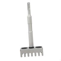 Electric Box Slot Cutter Drywall Hole Puncher Socket Cut Carving Outlet for Brick Round Handle white