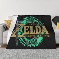 Z-Zelda Karalystės Ašaros Fleece Antklodės Žaidimo Prekės Juokinga Mėtoma Antklodė Sofai Lovai Svetainei 125*100cm Patalynė 100cm x 150cm