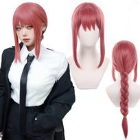 Angelas Velnias iš Pjūklo Žmogaus Kirpčiukai Ilgi Oranžiniai Ruda Cosplay Perukai Helovino Kostiumų Vakarėlis Suaugusiųjų Plaukų Perukas black