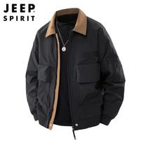 JEEP SPIRIT Vyriška laisvalaikio skraidymo striukė 2XL black