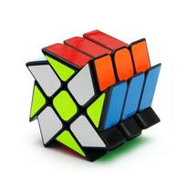 Yj Windmill Speed Cube 3X3 Fenghuolun Twist Puzzle Iq Challenge Difficult Brain Teasers For Kids Teens Adults Educational Gifts red