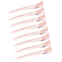 Set Of 8 Hair Clip Bright Color For Women Strong Grip No Trace Clip For Hair Styling white