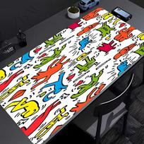 Keith Haring Ascending2 Mouse Pad - Non-Slip Rubber Base, Smooth Surface for Work,Gaming,Office,And Home Use, Desk Mouse Pad 30cmx80cm