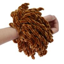 Pūkuotas aksominis Hijab Scrunchies Plaukų žiedas, kaklaraištis, lanksčios guminės juostos galvos apdangalas black