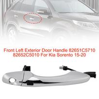 Front Left Exterior Door Handle With Holes 82651C5710 For Kia Sorento 15-20 gray
