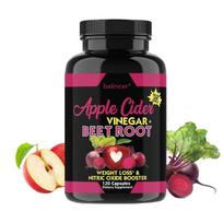 balincer Apple Cider Vinegar 500mg + Beet Root 500mg Supplement, 120 Capsules 120 Capsules