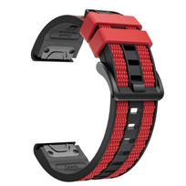 22mm 26mm Quick Fit Strap for Garmin Fenix 8 7 Pro 7S 6X 6 Venu 3 Tactix 7 Breathable silicone bracelet correa Fenix 8 band 47mm QuickFit 22mm black