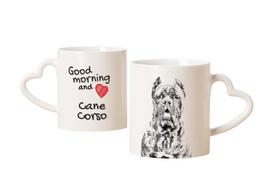 Cane Corso, Italian Cane Corso - cup with a dog, adorable cup with a heart-shaped handle, universal gift from the Art-Dog brand balta