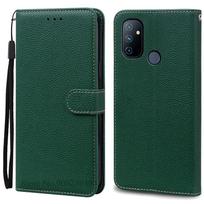 Nord N100 dėklas Oneplus Nord N100 dėklui Piniginė Atverčiamas Odinis Dangtelis Oneplus Nord N100 telefono dėklui Knygos tipo dangtelis Coque Oneplus Nord N100 black