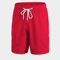 Mens Quick-Dry Board Shorts Surfing Swimming Beach Vacation Water Sports Swimwear XXXL red