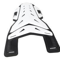 Durable Motorcycle Protector Jacket Biker Stunt Racing Armor Vest Guard Chest White gray
