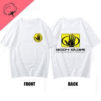 BODY GLOVE SURF Tema 100% Medvilnė Vasaros Gatvės Drabužiai Unisex Marškinėliai Drabužiai Unikalus Trumpomis Rankovėmis Grafinis Sporto Salės Hipsterio Viršus M white