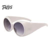 Retro Punk Sunglasses Style Sunglasses, Round Frame Shades, Gradient Tinted Lenses, Beach Vacation Millennium Hot Girl for Street Music Festival