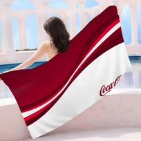 C-Cocas-C-Colas  Beach Towel Colorful Bath Towels For Girl Microfiber Quick Dry Custom Sand Free Beach Yoga Spa Gym Pool Cotton 30x30cm white