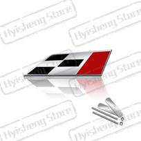 Metalinis Automobilio Stiliaus Lenktynių Vėliavos Priekinės Grotelių Lipdukas Ženklelis Galinės Bagažinės Kėbulo Emblema Seat Ibiza Ateca Leon VZ Cupra Tarraco Arosa