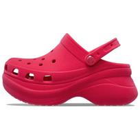 Crocs Bae Clog Velveteen Paprastas Komfortas Platforma Aukštį Didinanti Lauko Kvėpuojantys Mediniai Batai Moterims Rožinė Raudona 211919-7AQ 37-38 red