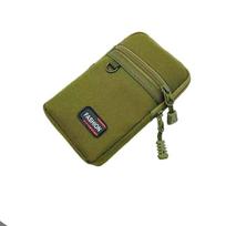 Pouch Travel Camping Outdoor Hiking Waist Fanny Pack Mobile Phone Bags Belt Bag Fanny Waist Pack green-Single layer brown