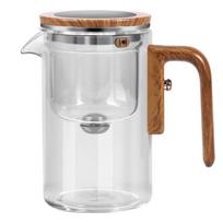 Glass Teapot with Removable Strainer Tea Set Kettle Maker Infusers Jug Teaware Innovative Water Separation Teapot Glass Kettles white