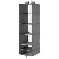 IKEA 6 skyriai 35x45x125 cm tamsiai pilka SKUBB (004.729.95) gray