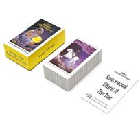Full Moon Tarot and Oracle Deck 108 Pcs Cards In Russian Language with Guidebook 10.5*6cm gray