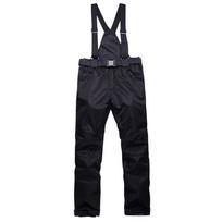Men Sentinel Tailored Waterproof Snow Pant Warm Bib Pant for Winter Sports juoda