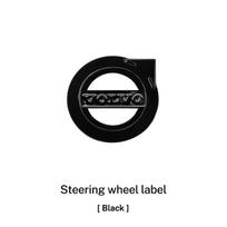 Emblemos Automobilio Stilius ABS Automobilio Vairo Rato Centrinis Lipdukas Volvo V60 V40 XC90 S60 XC60 V70 S90 XC40 S80 V90 EX90 Emblema Priedas black