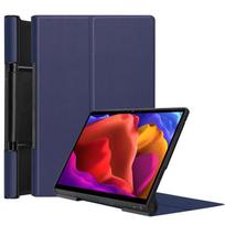 For Lenovo Yoga Tab 13 Case YT-K606F Flip Stand PU Odos Dangtelis Lenovo Yoga Pad Pro 13  Planšetinio Kompiuterio Dangtelis Yoga Tab 13 YT-K606F blue